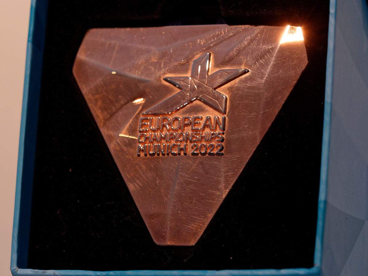 European Championships Muenchen 2022 - Präsentation der Medaillen