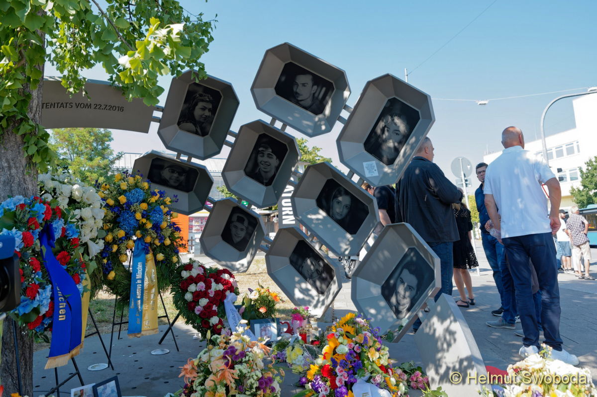Gedenkveranstaltung der Stadt München zum 6. Jahrestag des Attentats am Olympia-Einkaufszentrum