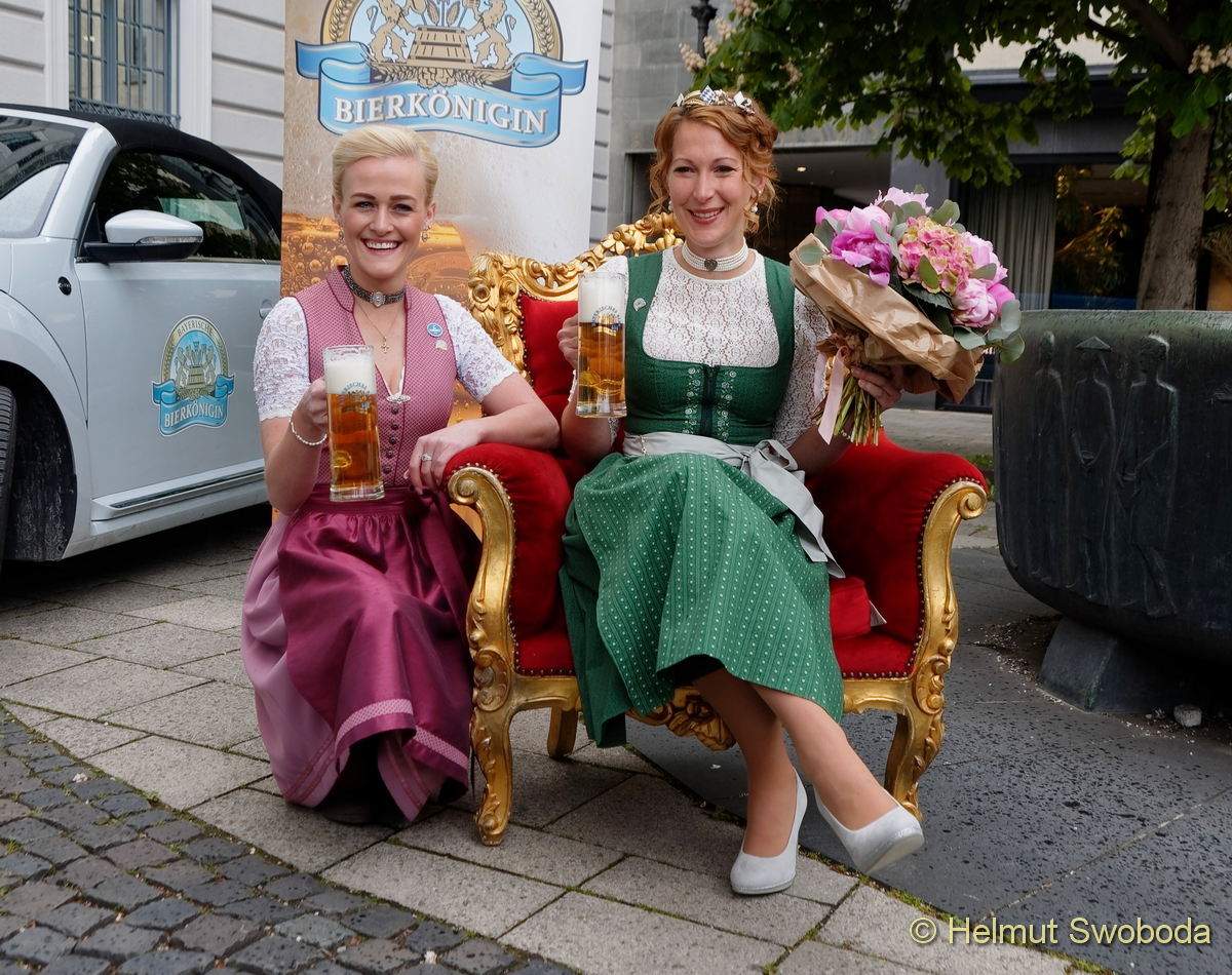 Kroenung der Bayerischen Bierkoenigin 2021