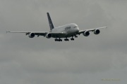 A380 - erste Landung auf Flughafen Muenchen nach Corona