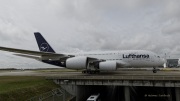 A380 - erste Landung auf Flughafen Muenchen nach Corona