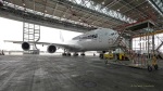 A380 - erste Landung auf Flughafen Muenchen nach Corona A380 - erste Landung auf Flughafen Muenchen nach Corona