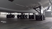 A380 - erste Landung auf Flughafen Muenchen nach Corona