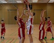 Basketball u14m Süd 2024/25 TSV Weilheim - TSV München Ost 2: 66 : 73