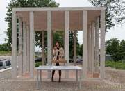 Eroeffnung Muster-Pavillon aus Recyclingbeton in Bayernkaserne