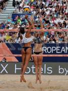 European Championships Muenchen 2022 - Beachvolleyball-Frauen-Gruppenspiele
