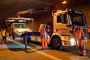 Feuerwehr Übung im Tunnel Aubing 2021
