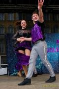 Fun Unlimited 2026 - Showtanzgruppe auf Bühne am Marienplatz