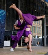 Fun Unlimited 2026 - Showtanzgruppe auf Bühne am Marienplatz