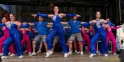 Fun Unlimited 2026 - Showtanzgruppe auf Bühne am Marienplatz