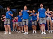 Fun Unlimited 2026 - Showtanzgruppe auf Bühne am Marienplatz