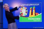 Fussball EM 2024 - Praesentation Host City Logo Muenchen Fussball EM 2024 - Praesentation Host City Logo Muenchen