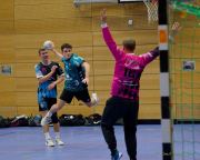 Handball Bezirksoberliga 2023/24 HT Muenchen II - TSV_EBE_Forst_United: 29:18