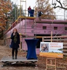 Hellabrunn - Richtfest der neuen Löwenanlage