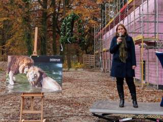 Hellabrunn - Richtfest der neuen Löwenanlage