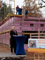 Hellabrunn - Richtfest der neuen Löwenanlage