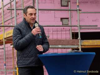 Hellabrunn - Richtfest der neuen Löwenanlage