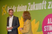 Kleiner Parteitag der Gruenen Bayerns am 1.10.2023 in Muenchen