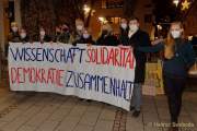 Unterhaching - Kundgebung fuer Corona-Massnahmen 2022 Unterhaching - Kundgebung fuer Corona-Massnahmen 2022