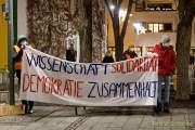 Unterhaching - Kundgebung fuer Corona-Massnahmen 2022 Unterhaching - Kundgebung fuer Corona-Massnahmen 2022