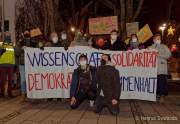 Unterhaching - Kundgebung fuer Corona-Massnahmen 2022 Unterhaching - Kundgebung fuer Corona-Massnahmen 2022