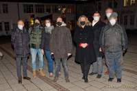 Unterhaching - Kundgebung fuer Corona-Massnahmen 2022