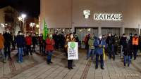 Unterhaching - Kundgebung fuer Corona-Massnahmen 2022