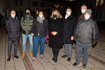 Unterhaching - Kundgebung fuer Corona-Massnahmen 2022