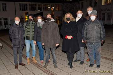 Unterhaching - Kundgebung fuer Corona-Massnahmen 2022