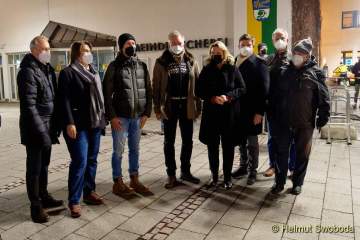 Unterhaching - Kundgebung fuer Corona-Massnahmen 2022