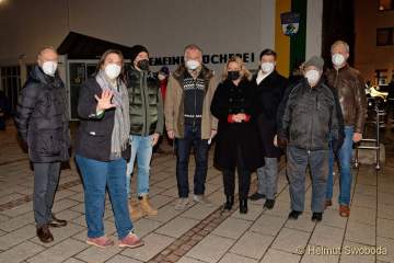 Unterhaching - Kundgebung fuer Corona-Massnahmen 2022