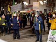 Unterhaching - Kundgebung fuer Corona-Massnahmen 2022