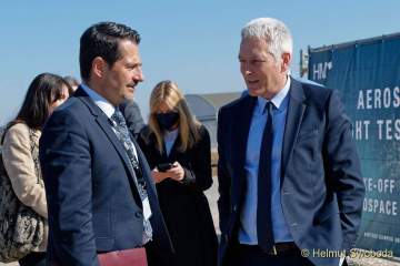 Neues Aerospace Flight Test Center-Grundsteinlegung 2022