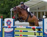 Pferd International 2025: Preis von Happy Dog und Happy Cat der gesunden Tiernahrung für Hund und KatzeNr. 7 CSI1Pferd International 2025 Springprüfung Fehler/Zeit