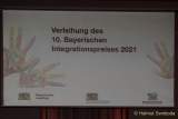 Verleihung des Bayerischen Integrationspreises 2021