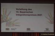Verleihung des Bayerischen Integrationspreises 2021