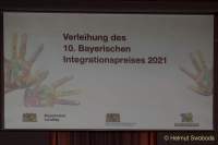 Verleihung des Bayerischen Integrationspreises 2021
