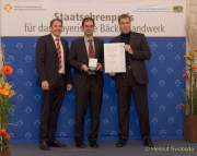 Verleihung Staatsehrenpreise an die 20 besten Bäcker Bayerns