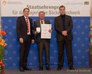 Verleihung Staatsehrenpreise an die 20 besten Bäcker Bayerns