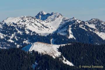 Wallberg in Rottach-Egern am Tegernsee am 13.2.2022