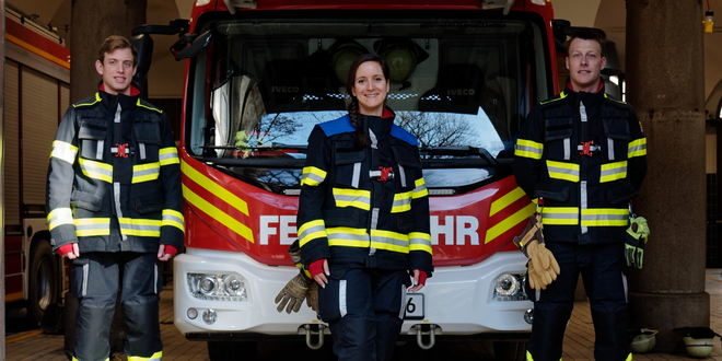 Berufsfeuerwehr Muenchen - Vorstellung neue Schutzausruestung