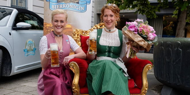 Kroenung Bayerische Bierkoenigin 2021