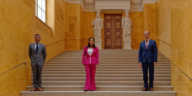 Eröffnung der „Gelben Treppe“ in der Residenz München