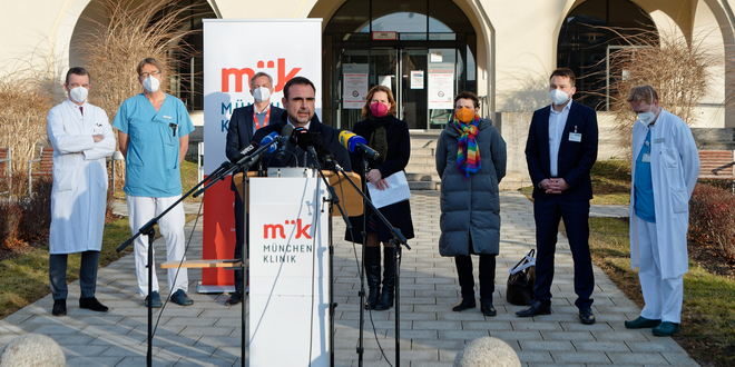 2 Jahre Covid-19-Patienten in Muenchen Klinik