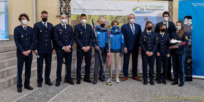 Verabschiedung von Olympia Athleten der Bayerischen Polizei zu den XXIV. Olympischen Winterspielen