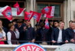 FC Bayern feiert seine 35. Deutsche Meisterschaft auf dem Marienplatz